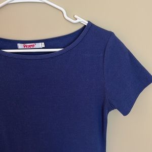 Pico Navy/Blue Mini T-Shirt Dress, Size M
